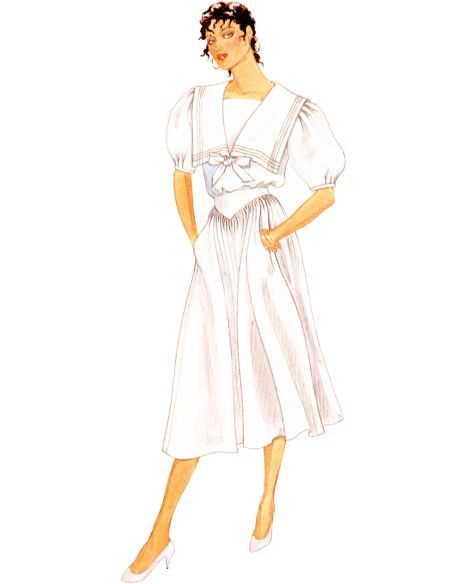 Patron McCall's 8540.H5 - Haut et jupe pour femme