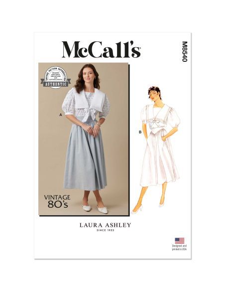 Patron McCall's 8540.H5 - Haut et jupe pour femme