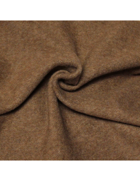 Tweed de laine, alpaga & mohair - Camel