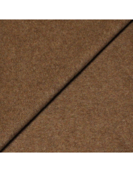 Tweed de laine, alpaga & mohair - Camel