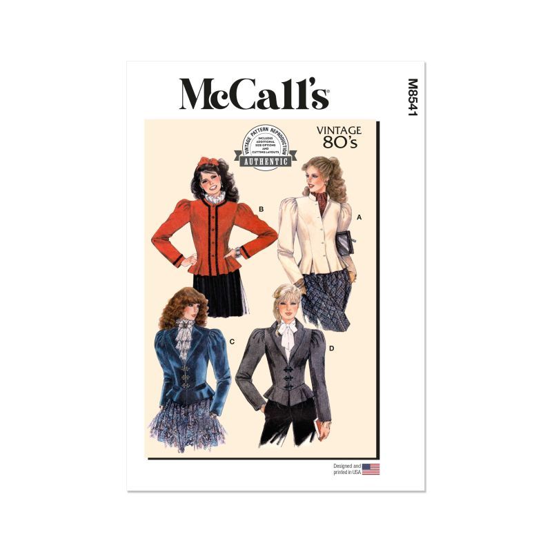 Patron McCall's 8541.A - Veste pour femme
