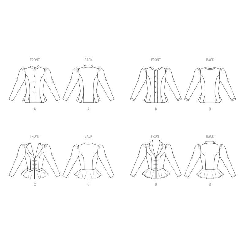 Patron McCall's 8541.A - Veste pour femme