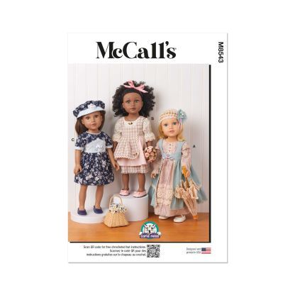 Patron McCall's 8543.OS - Vêtements pour poupées