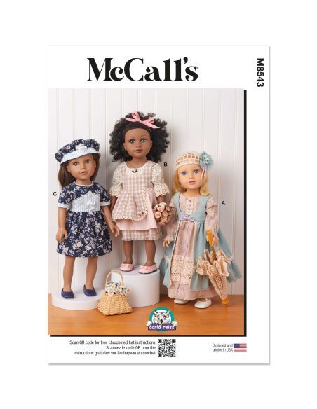Patron McCall's 8543.OS - Vêtements pour poupées