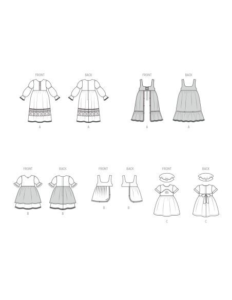 Patron McCall's 8543.OS - Vêtements pour poupées