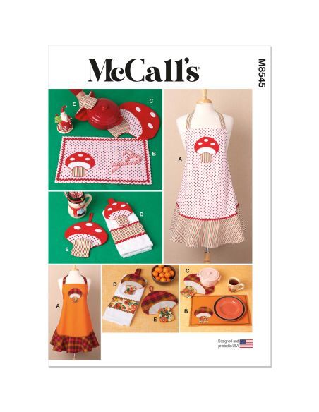 Patron McCall's 8545.OS - Accessoires et décorations de cuisine festives