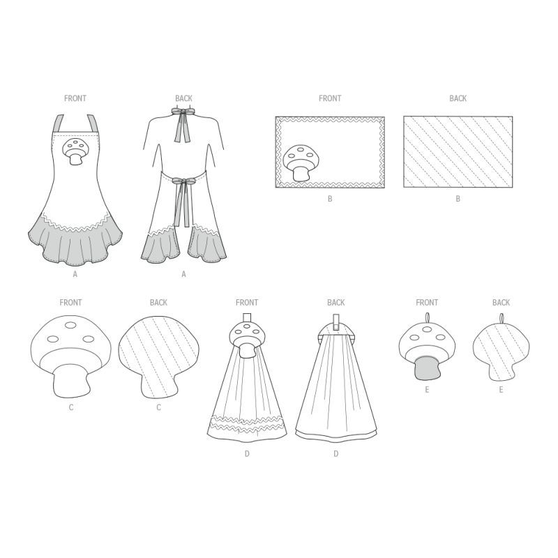 Patron McCall's 8545.OS - Accessoires et décorations de cuisine festives