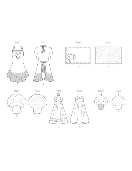 Patron McCall's 8545.OS - Accessoires et décorations de cuisine festives