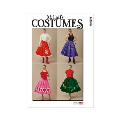 Patron McCall's 8548.A - Jupe circulaire élégante