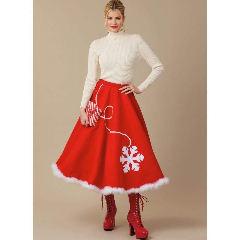 Patron McCall's 8548.A - Jupe circulaire élégante