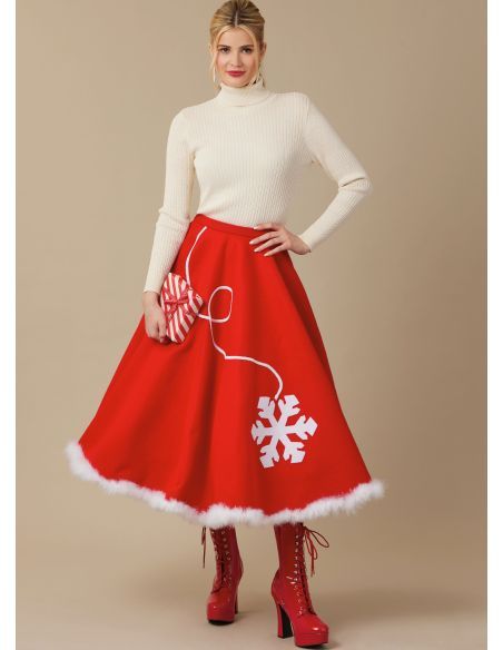 Patron McCall's 8548.A - Jupe circulaire élégante