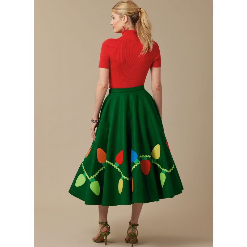 Patron McCall's 8548.A - Jupe circulaire élégante