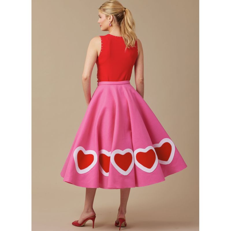 Patron McCall's 8548.A - Jupe circulaire élégante