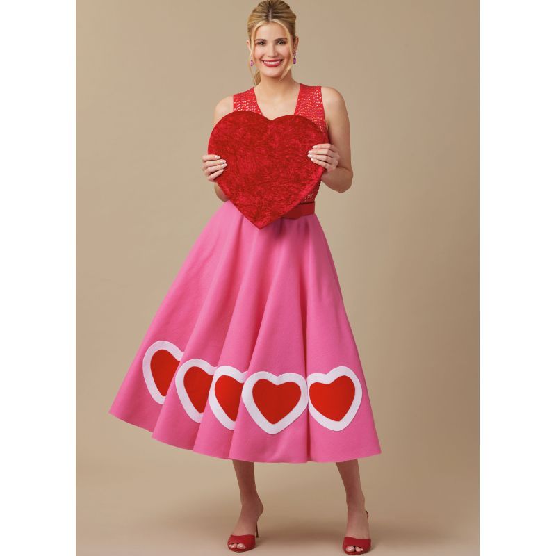 Patron McCall's 8548.A - Jupe circulaire élégante