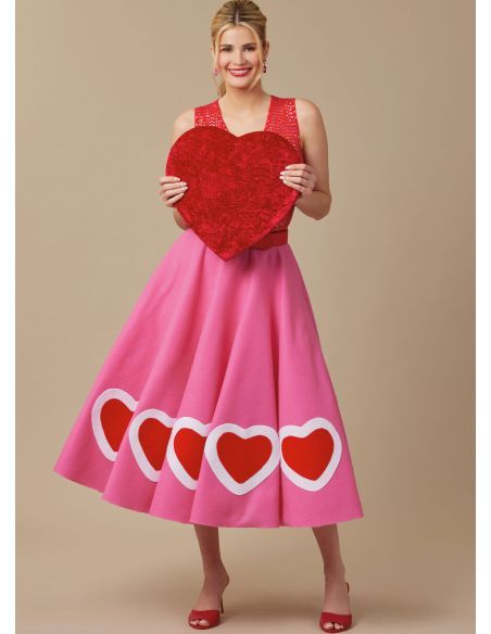 Patron McCall's 8548.A - Jupe circulaire élégante