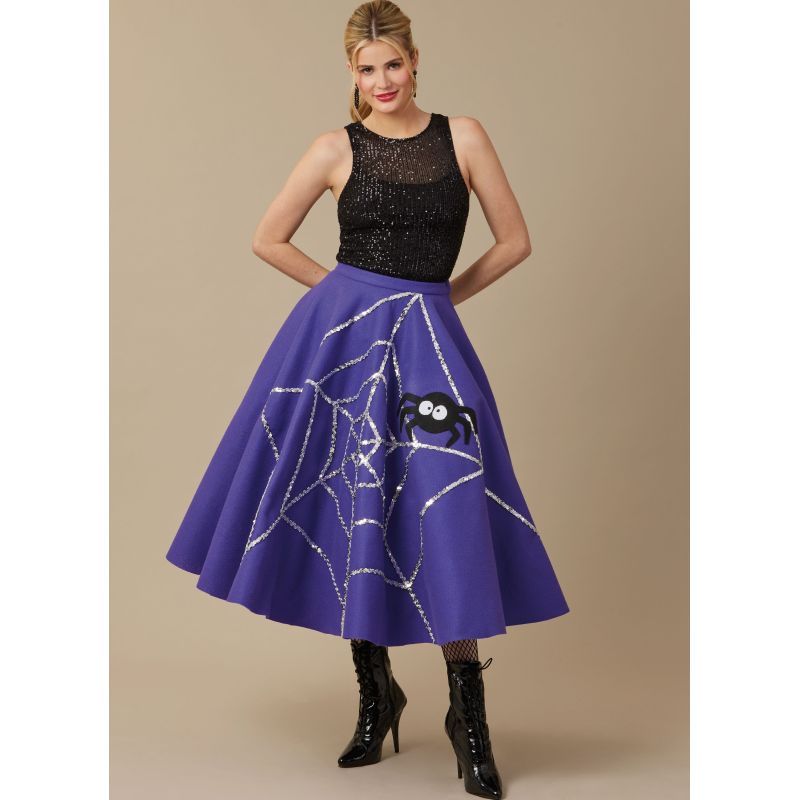 Patron McCall's 8548.A - Jupe circulaire élégante