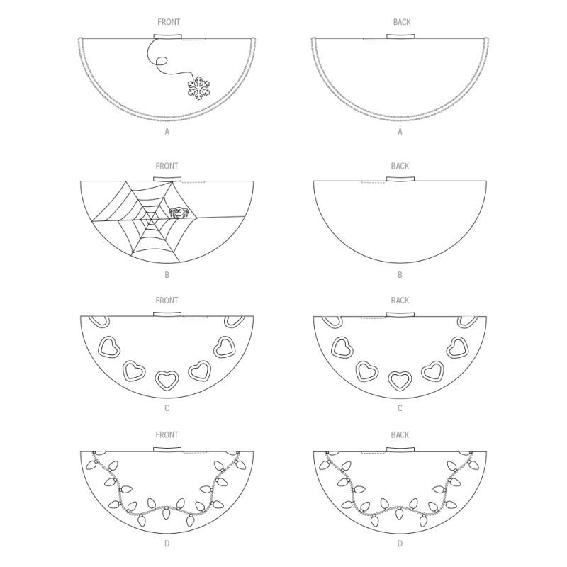 Patron McCall's 8548.A - Jupe circulaire élégante