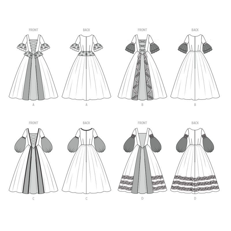 Patron McCall's 8549.AA - Robe élégante et personnalisable