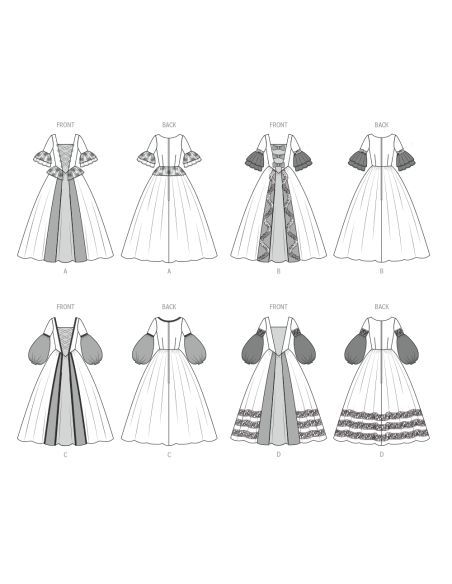 Patron McCall's 8549.AA - Robe élégante et personnalisable