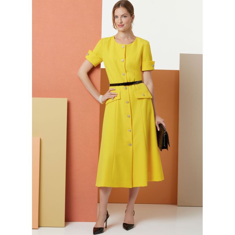 Patron Butterick 7005/D5 (32-40) - Robe ajustée et évasée