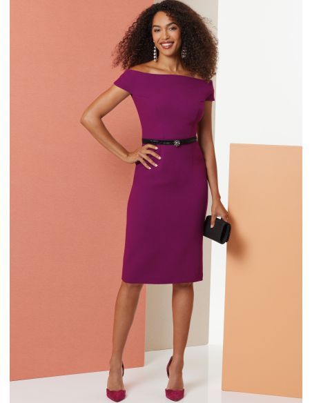 Patron Butterick 7006/K5 (36-44) - Robe élégante avec manches dénudées