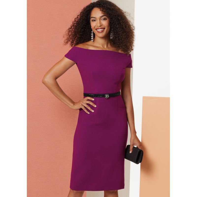 Patron Butterick 7006/K5 (36-44) - Robe élégante avec manches dénudées