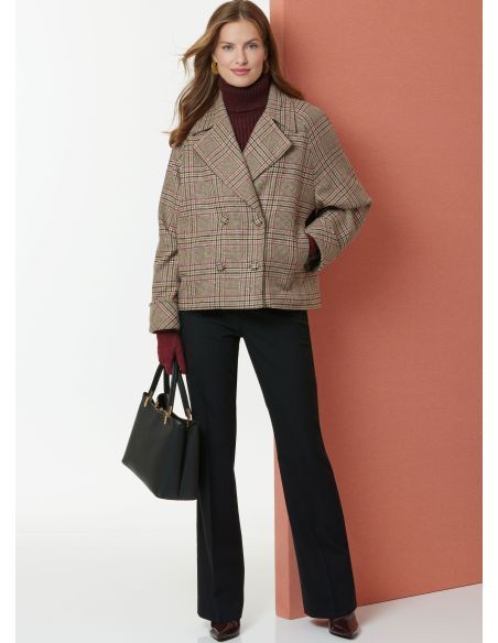 Patron Butterick 7007/K5 (36-44) - Veste et manteau doublés à coupe ample