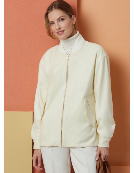 Patron Butterick 7008/H5 (34-42) - Veste bomber ample et stylée