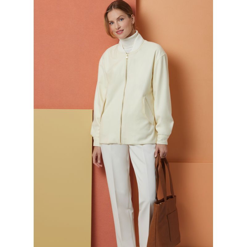 Patron Butterick 7008/H5 (34-42) - Veste bomber ample et stylée