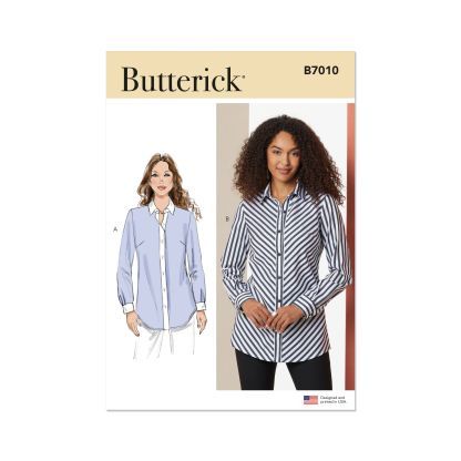 Patron Butterick 7010/K5 (36-44) - Chemisier semi-ajusté