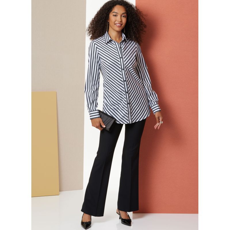 Patron Butterick 7010/K5 (36-44) - Chemisier semi-ajusté