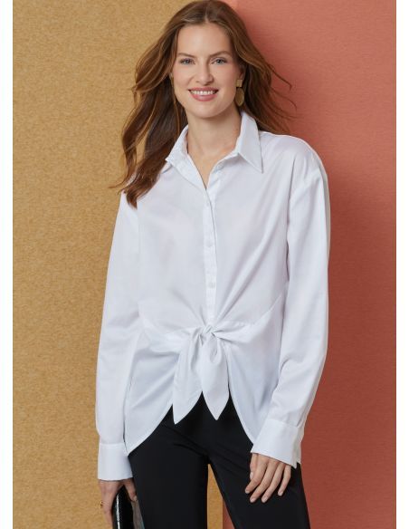 Patron Butterick 7011/H5 (34-42) - Chemisier boutonné avec variations de manches