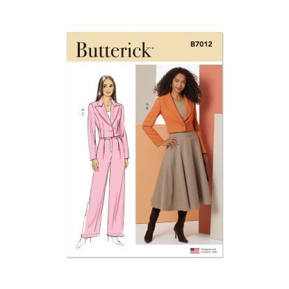 Patron Butterick 7012/K5 (36-44) - Veste, jupe et pantalon