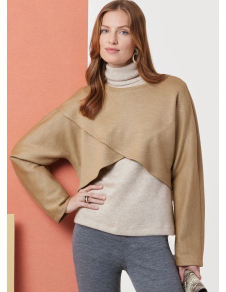 Patron Butterick 7013/A - Hauts en maille, jupe et pantalon