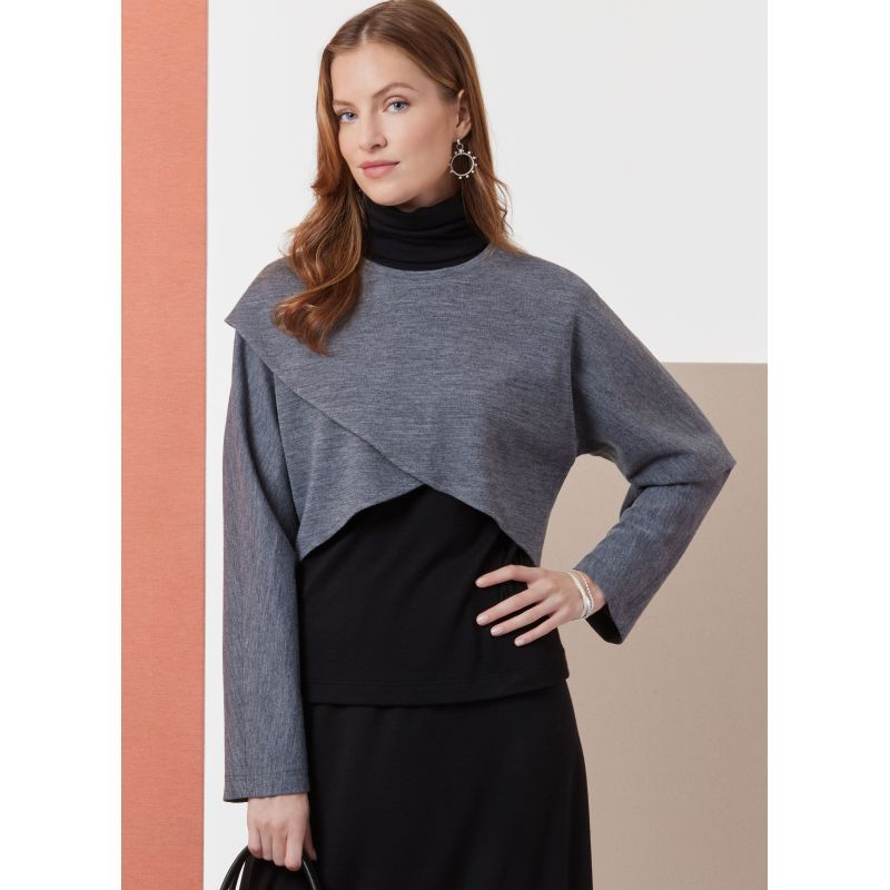 Patron Butterick 7013/A - Hauts en maille, jupe et pantalon