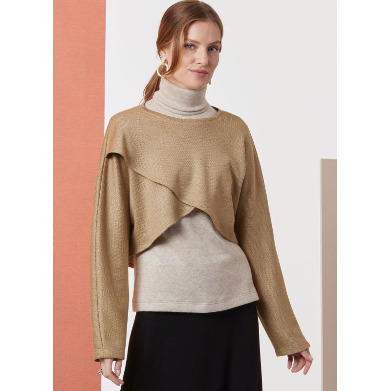 Patron Butterick 7013/A - Hauts en maille, jupe et pantalon