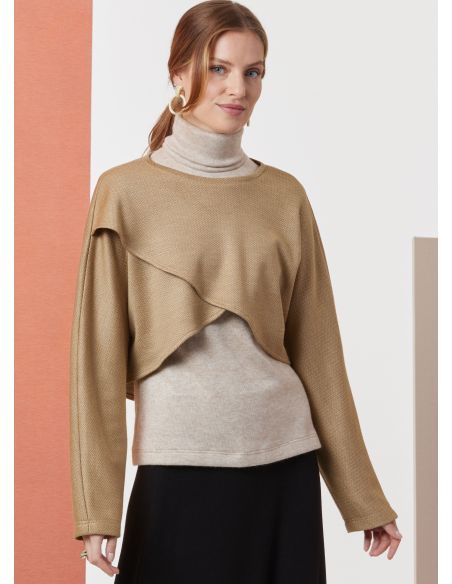 Patron Butterick 7013/A - Hauts en maille, jupe et pantalon