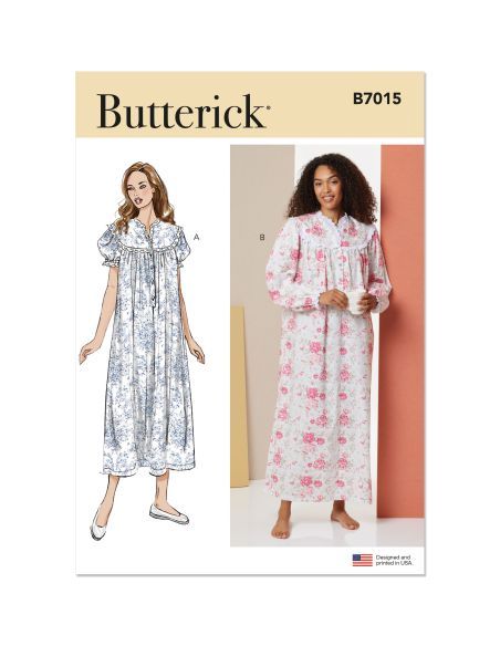 Patron Butterick 7015/A - Chemise de nuit