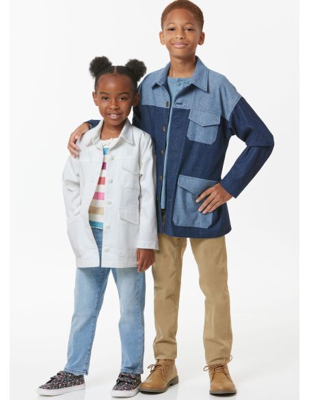 Patron Butterick 7016/A - Veste pour toute la famille