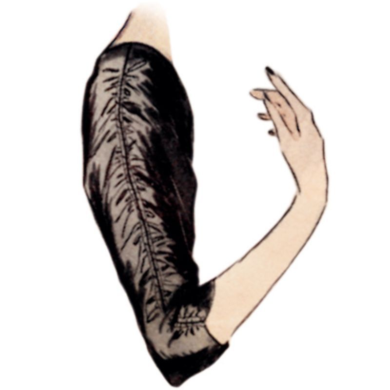 Patron Butterick 7017/A - Ensemble de manches des années 1950