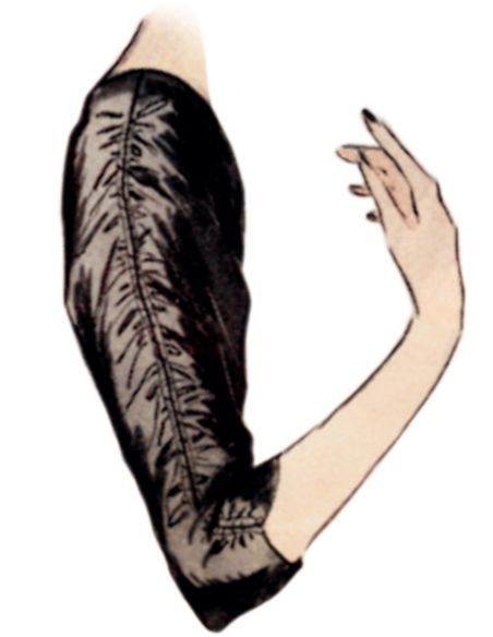 Patron Butterick 7017/A - Ensemble de manches des années 1950