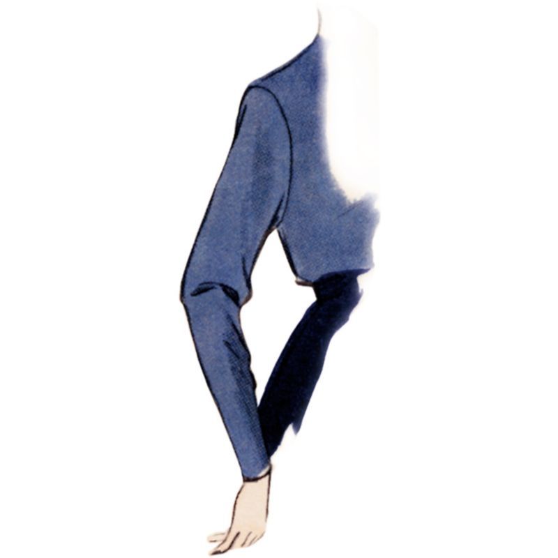 Patron Butterick 7017/A - Ensemble de manches des années 1950