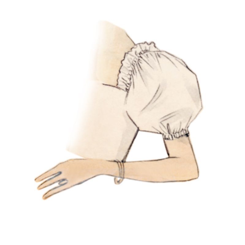 Patron Butterick 7017/A - Ensemble de manches des années 1950