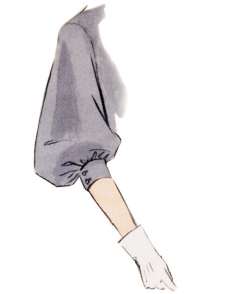 Patron Butterick 7017/A - Ensemble de manches des années 1950