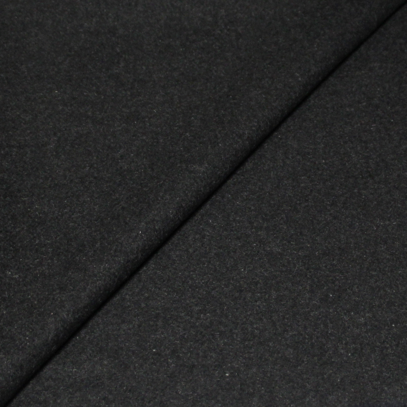 Drap de laine & angora - Anthracite
