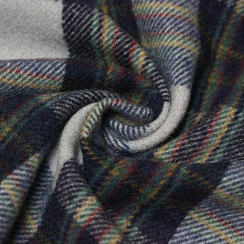 Sergé de laine - Carreaux bleu