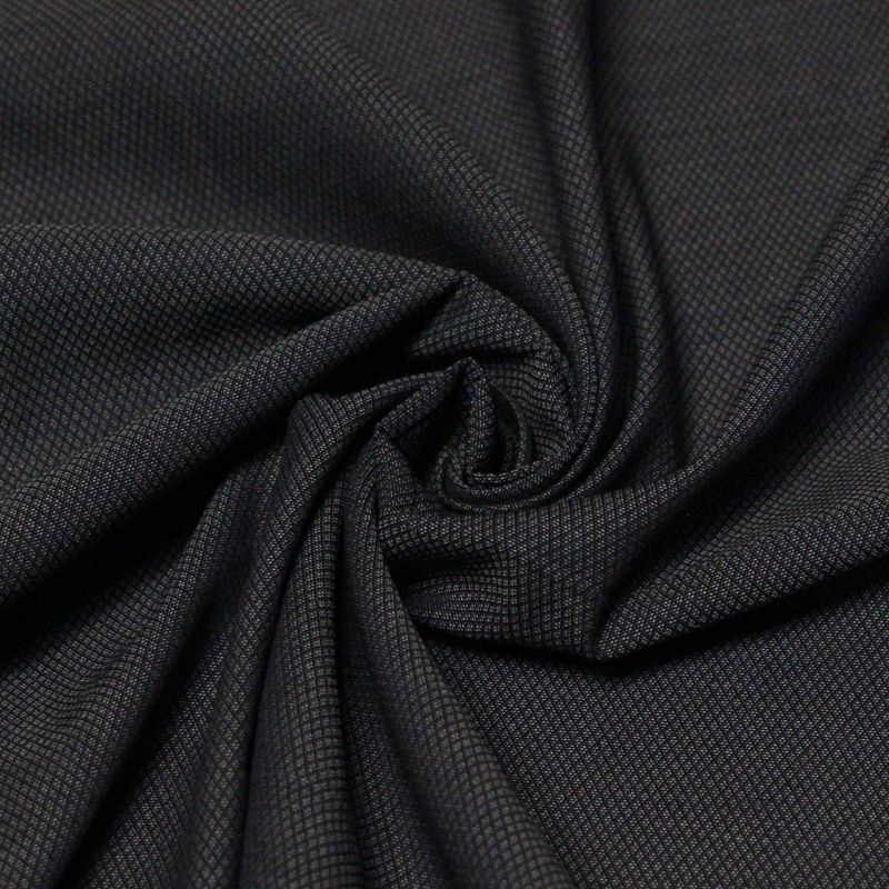 Chambray piqué 100% coton - Bleu