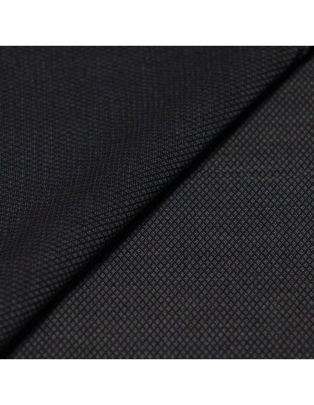 Chambray piqué 100% coton - Bleu