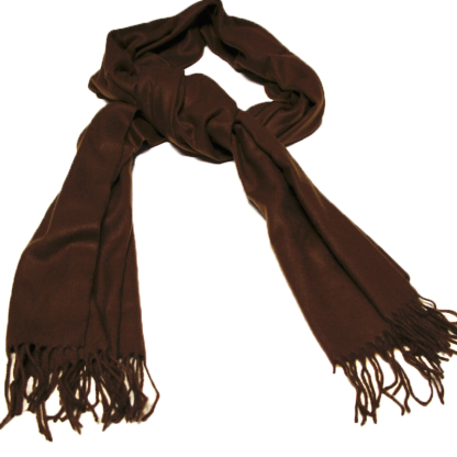 Étole toucher cachemire - Marron