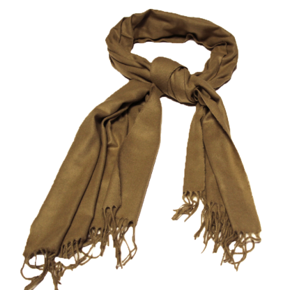 Étole toucher cachemire - Camel